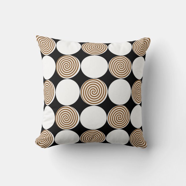 Cojín Decorativo Caramel Swirls (Anverso)