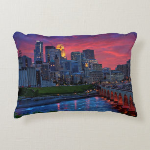 Cojín Decorativo Caramelo del ojo de Minneapolis