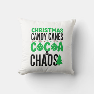 Cojín Decorativo Caramelos De Navidad Cacao Caos Diseño