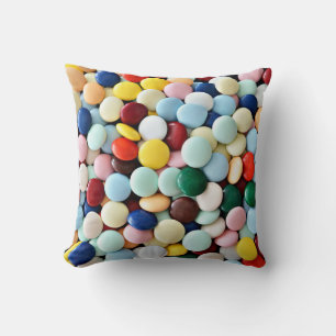 Cojín Decorativo Caramelos redondos de diferentes colores