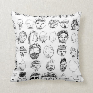 Cojín Decorativo caras enrrolladas