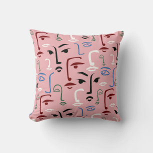 Cojín Decorativo Caras monocromas