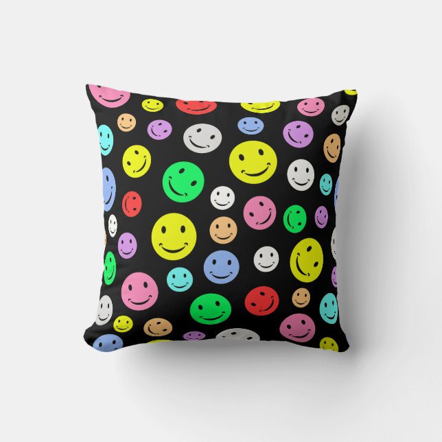 Cojín Decorativo Caras Sonrientes (Anverso)