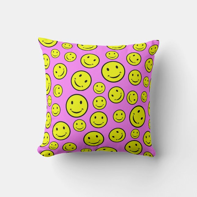 Cojín Decorativo Caras Sonrientes (Anverso)