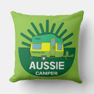 Cojín Decorativo Caravana australiana   Aussie Caravaner   Campo T