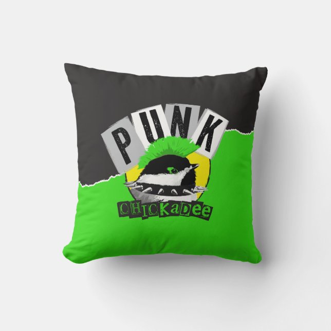 Cojín Decorativo Carbonero Punk (Anverso)