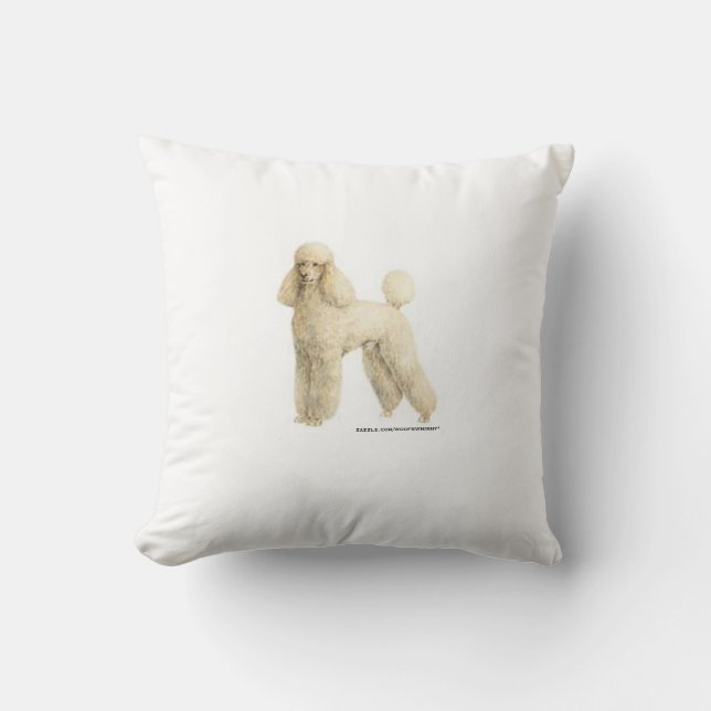 Cojín Decorativo Carbono — Clip de Cachorro (Anverso)