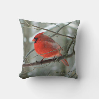 Cojín Decorativo Cardenal rojo invernal (WestCreek)