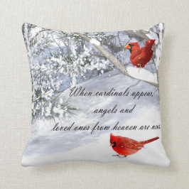 Cojín Decorativo cardenales del cielo