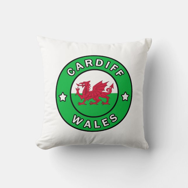 Cojín Decorativo Cardiff Gales (Anverso)