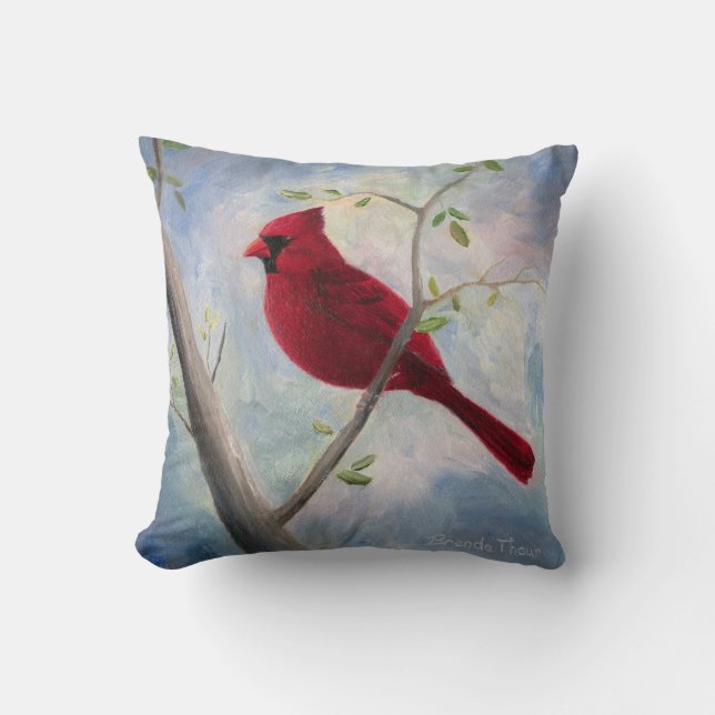 Cojín Decorativo Cardinal (Anverso)