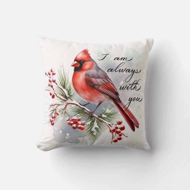 Cojín Decorativo Cardinal (Anverso)