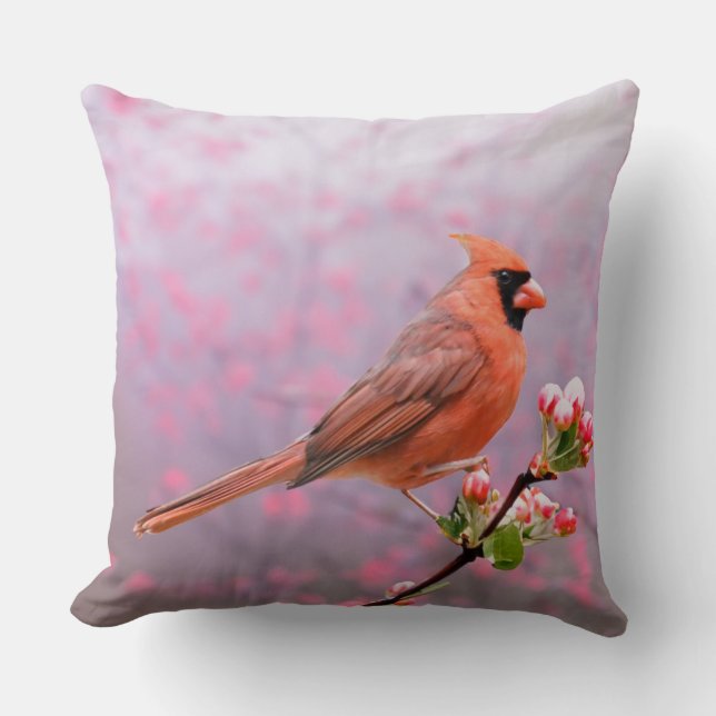 Cojín Decorativo Cardinal Pillow (Anverso)