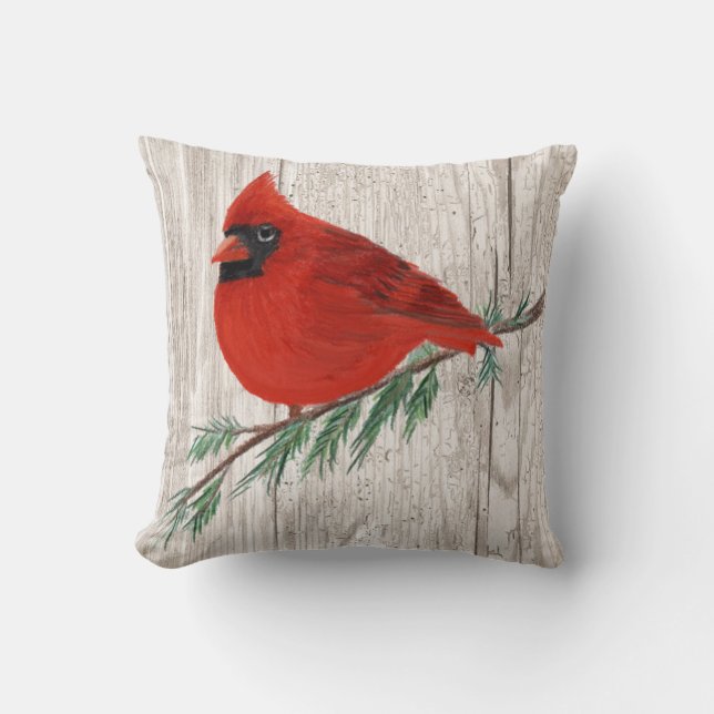Cojín Decorativo Cardinal Pillow (Anverso)
