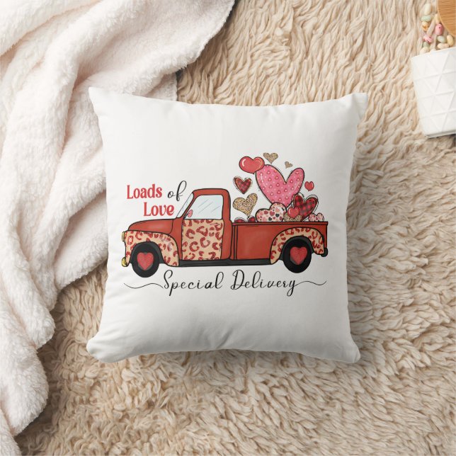 Cojín Decorativo Carga de amor entrega especial Personalizado (Manta)