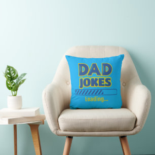 Cojín Decorativo Carga de Chistes de papá