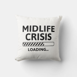 Cojín Decorativo Carga de crisis de vida media