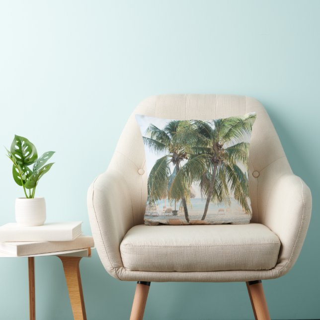 Cojín Decorativo Caribbean Beach Blis 7 #travel #art (Silla)