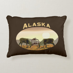 Cojín Decorativo Caribou Duel - Alaska