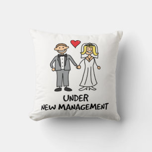 Cojín Decorativo Caricatura de Boda - Bajo Nueva Administración