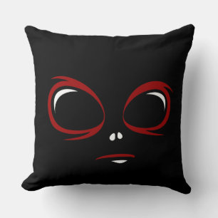 Cojín Decorativo Cariñoso monstruo de cara ovni
