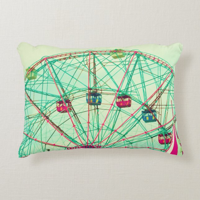 Cojín Decorativo Carnaval de verano retro pop (Anverso)