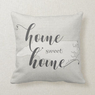 Cojín Decorativo Carolina del Norte - Hogar Dulce Hogar aspecto de