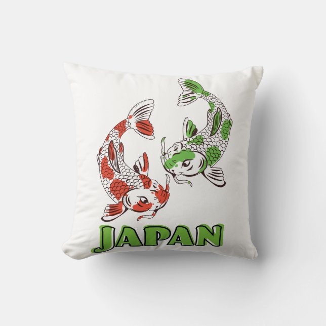 Cojín Decorativo Carpa Koi (Anverso)
