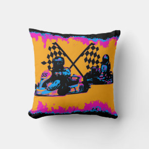 Cojín Decorativo Carrera al fin - Vamos Kart Racers