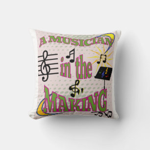 Cojín Decorativo Carrera en música, estudiante de música
