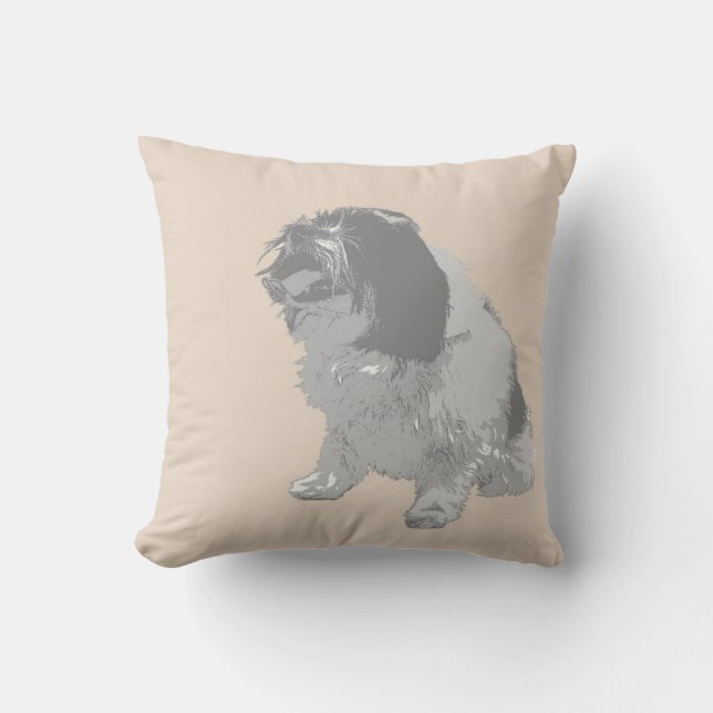 Cojín Decorativo Carro el perro (Anverso)
