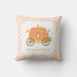 Cojín Decorativo Carruaje de la Princesa Calabaza Habitación de Niñ