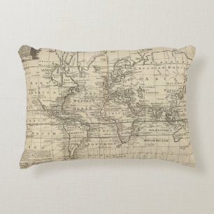 Cojín Decorativo Carta del mundo