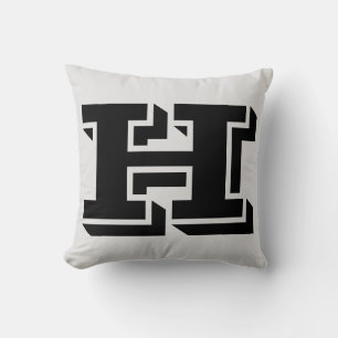 COJÍN DECORATIVO CARTA H MONOGRAM PILLOW