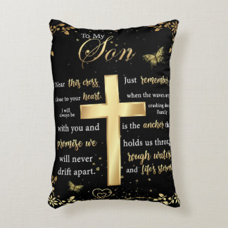 Cojín Decorativo Carta Personalizada A Mi Hijo