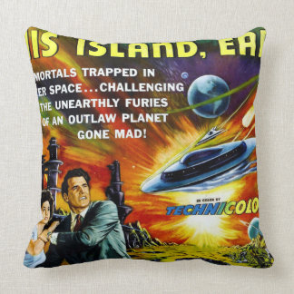 Cojín Decorativo Cartel de película 1954 de la ciencia ficción