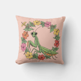 Cojín Decorativo Cartoon Style Mantis With Mirabilis