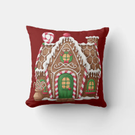 Cojín Decorativo Casa de Gingerbread