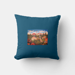 Cojín Decorativo Casa de gobierno, Nassau, Bahamas, foto vintage