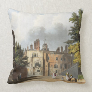 Cojín Decorativo Casa de la carta del cuadrado, de la "historia del