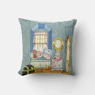 Cojín Decorativo Casa de muñecas Gingham Vintage