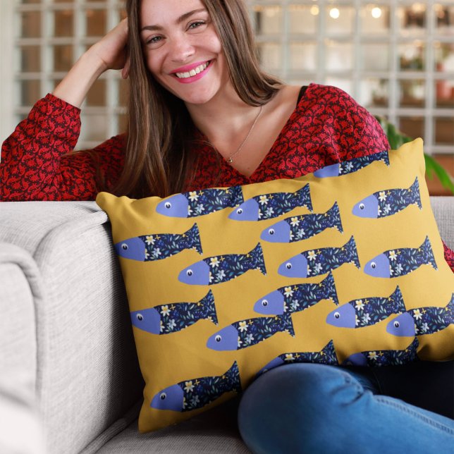 Cojín Decorativo Casa de playa de moda, cabaña de pescadores (Subido por el creador)