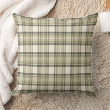 Casa de Salvia Plaid de Tartán Verde Salvia