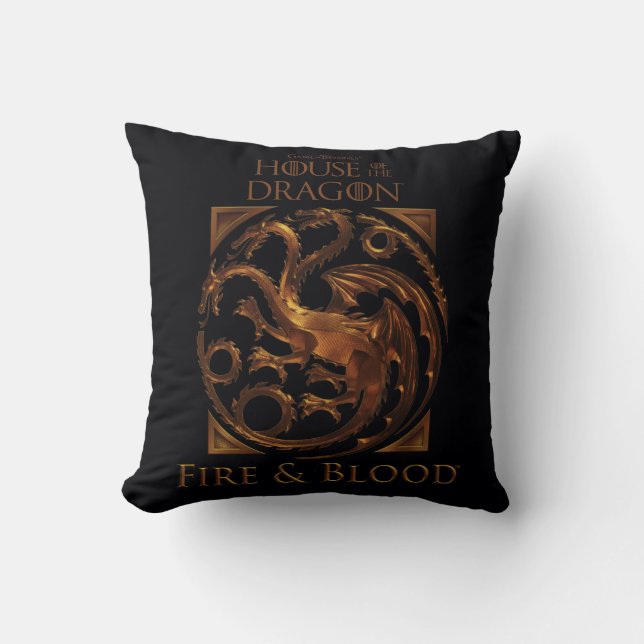 Cojín Decorativo CASA DEL DRAGÓN | House Targaryen Sigil (Anverso)