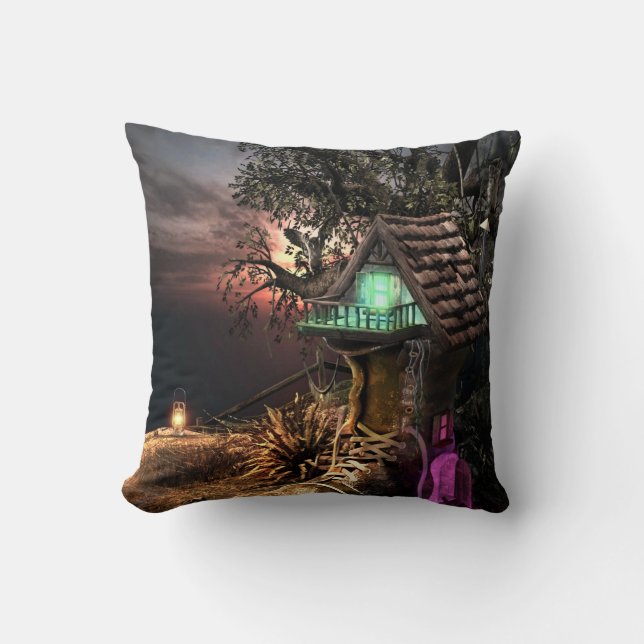 Cojín Decorativo Casa Elf (Anverso)