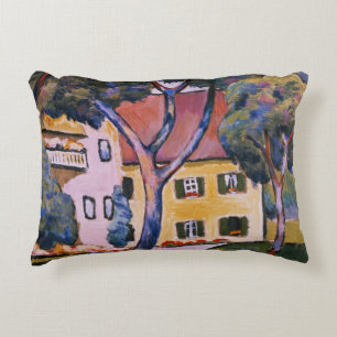 Cojín Decorativo Casa en un paisaje