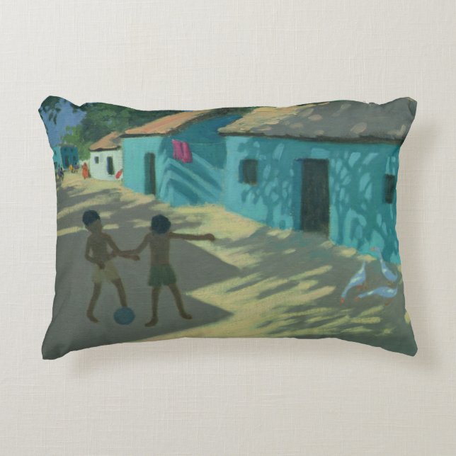 Cojín Decorativo Casa verde la India (Anverso)