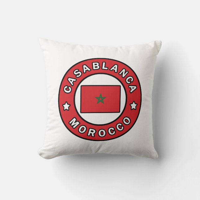 Cojín Decorativo Casablanca Marruecos (Anverso)