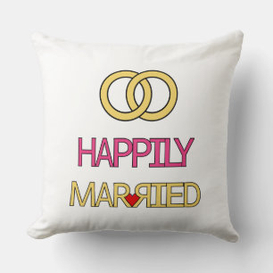 Cojín Decorativo Casados Felizmente
