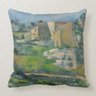 Cojín Decorativo Casas de Paul Cezanne el   en la Provence: El